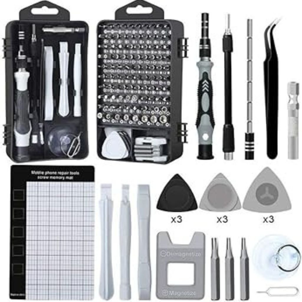 115pc Professional Multipurpose Tool Kit for DIY Repairs
