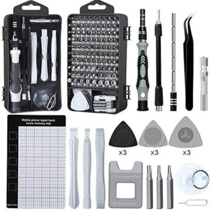 115pc Professional Multipurpose Tool Kit for DIY Repairs