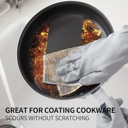 12 Piece Mesh Wire Cloth Set – Metal Cleaning & Scrubbing Pads for Kitchen, Household & DIY Use