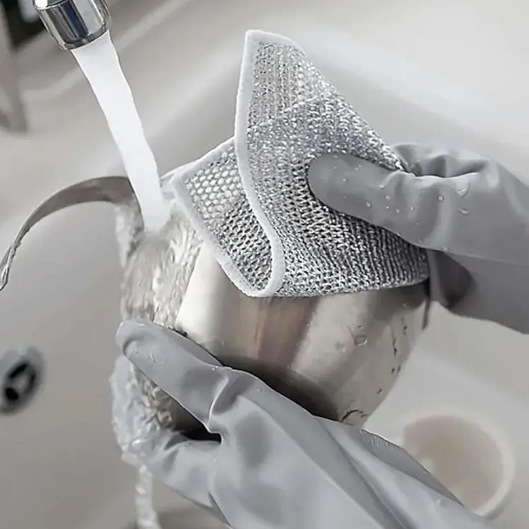 12 Piece Mesh Wire Cloth Set – Metal Cleaning & Scrubbing Pads for Kitchen, Household & DIY Use