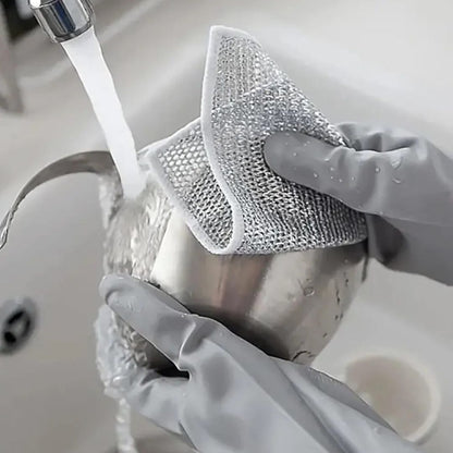 12 Piece Mesh Wire Cloth Set – Metal Cleaning & Scrubbing Pads for Kitchen, Household & DIY Use