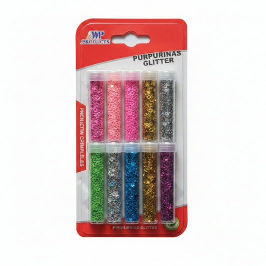 12pc Glitter Bottles