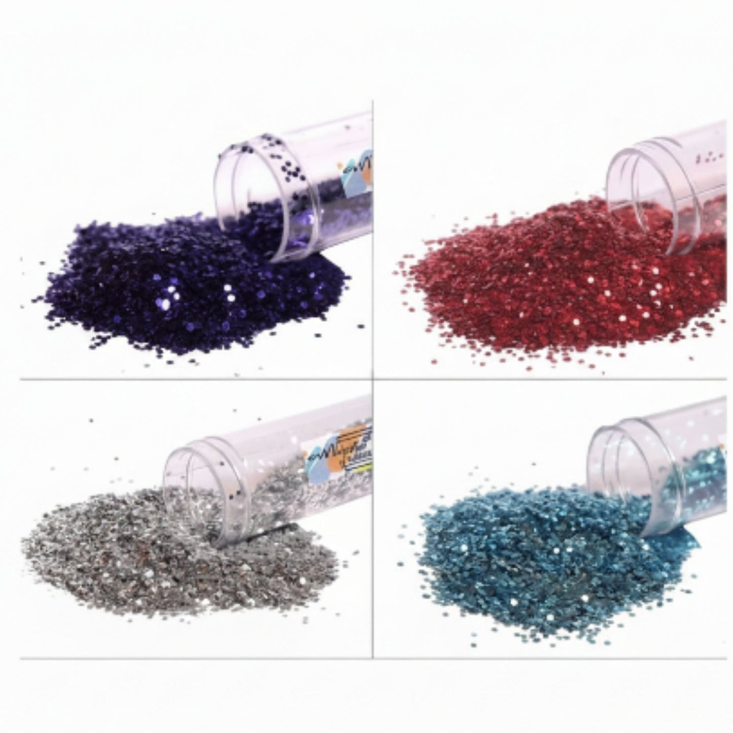 12pc Glitter Bottles