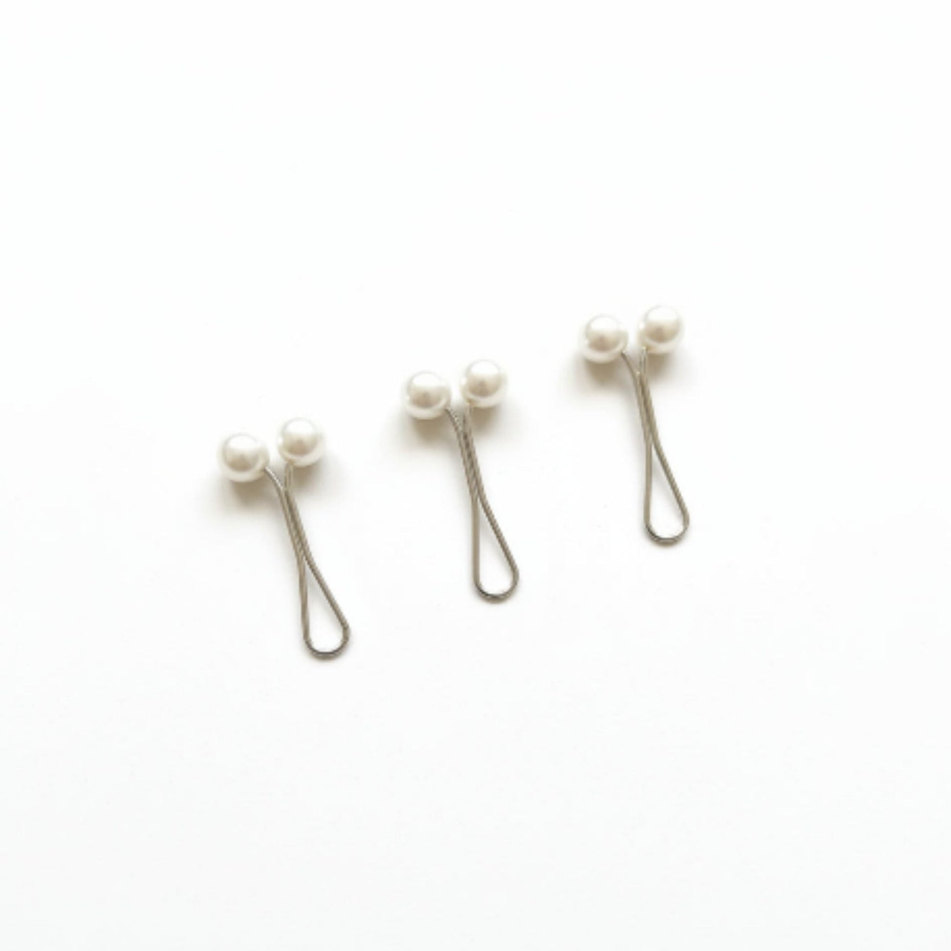 12pc Turkish Pins - White