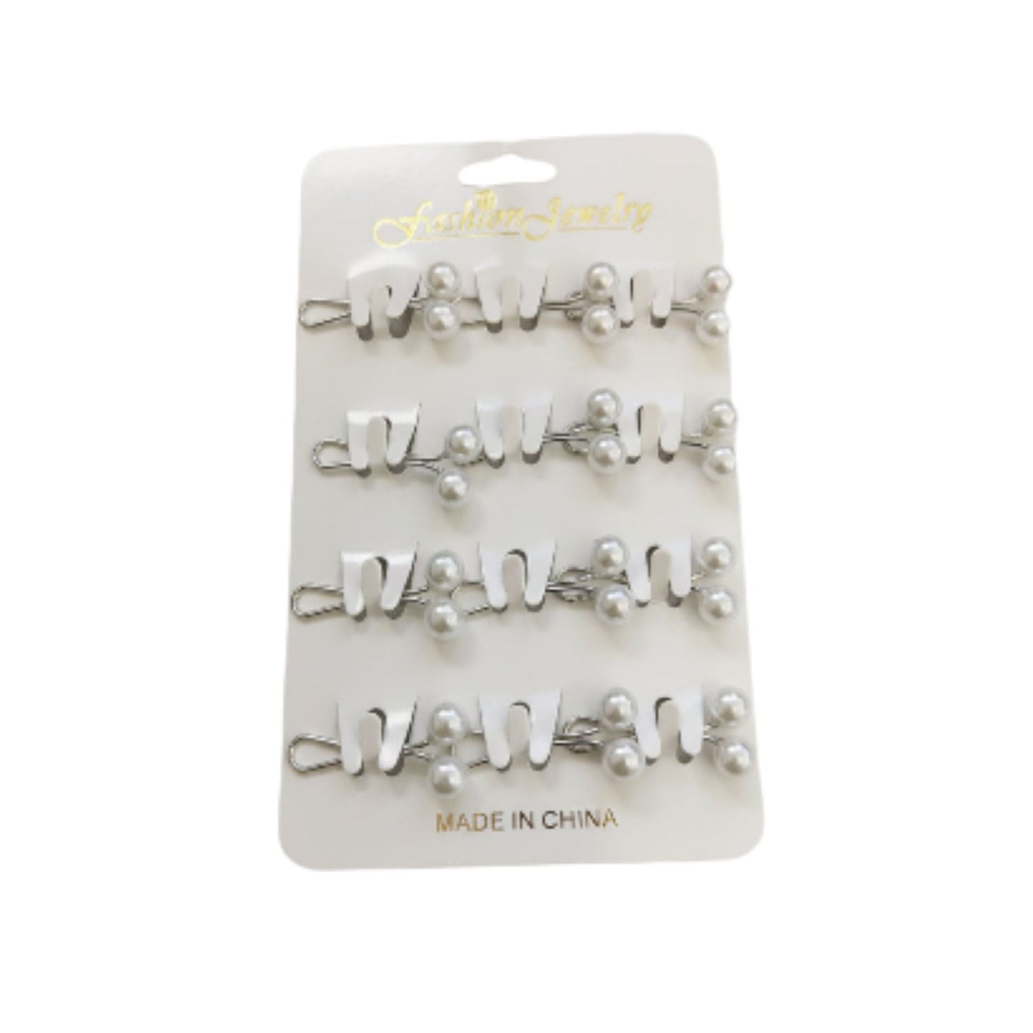 12pc Turkish Pins - White