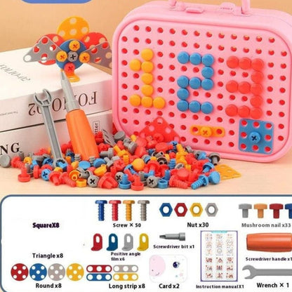 136pc Screwdriver Play Set