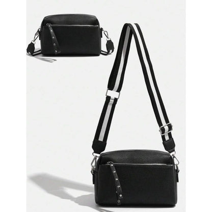 3 Zip Soft Pu leather Sling Bag - Code 032