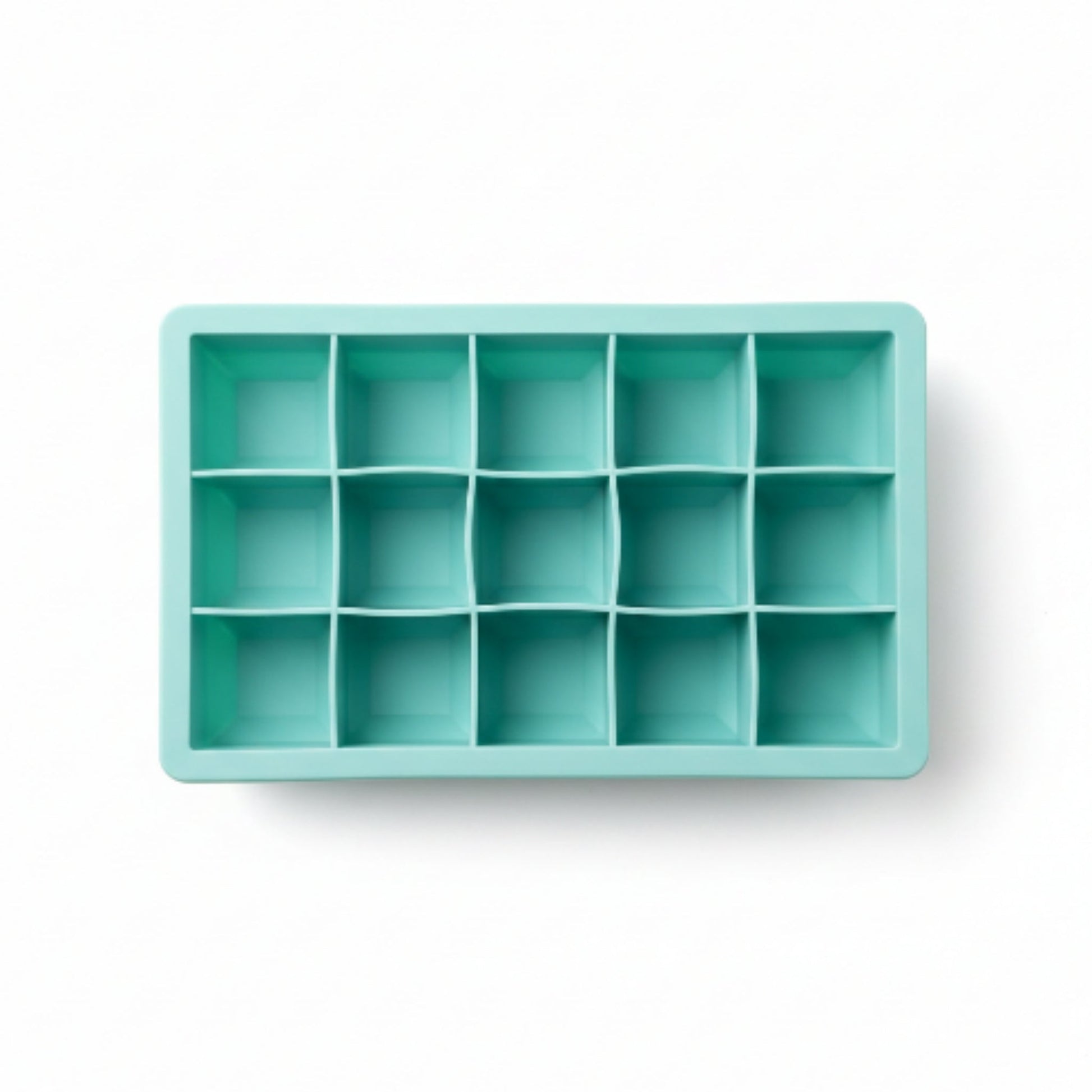 15 Slot Takmehome Silicone Ice Tray With Lid - Green