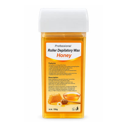 150g Wax Refill – Hair Removal Wax for Waxing Heaters Honey On White Background