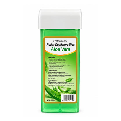 150g Wax Refill – Hair Removal Wax for Waxing Heaters Aloe Vera On White Background