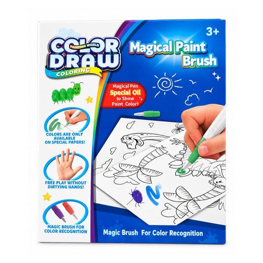 16 Piece Magical Paint Set – Kids Creative Painting & Colouring Activity Set