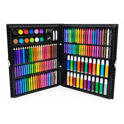 168 Piece Mega Art Set – Drawing, Colouring & Painting Kit – Kids Creative Activity Set