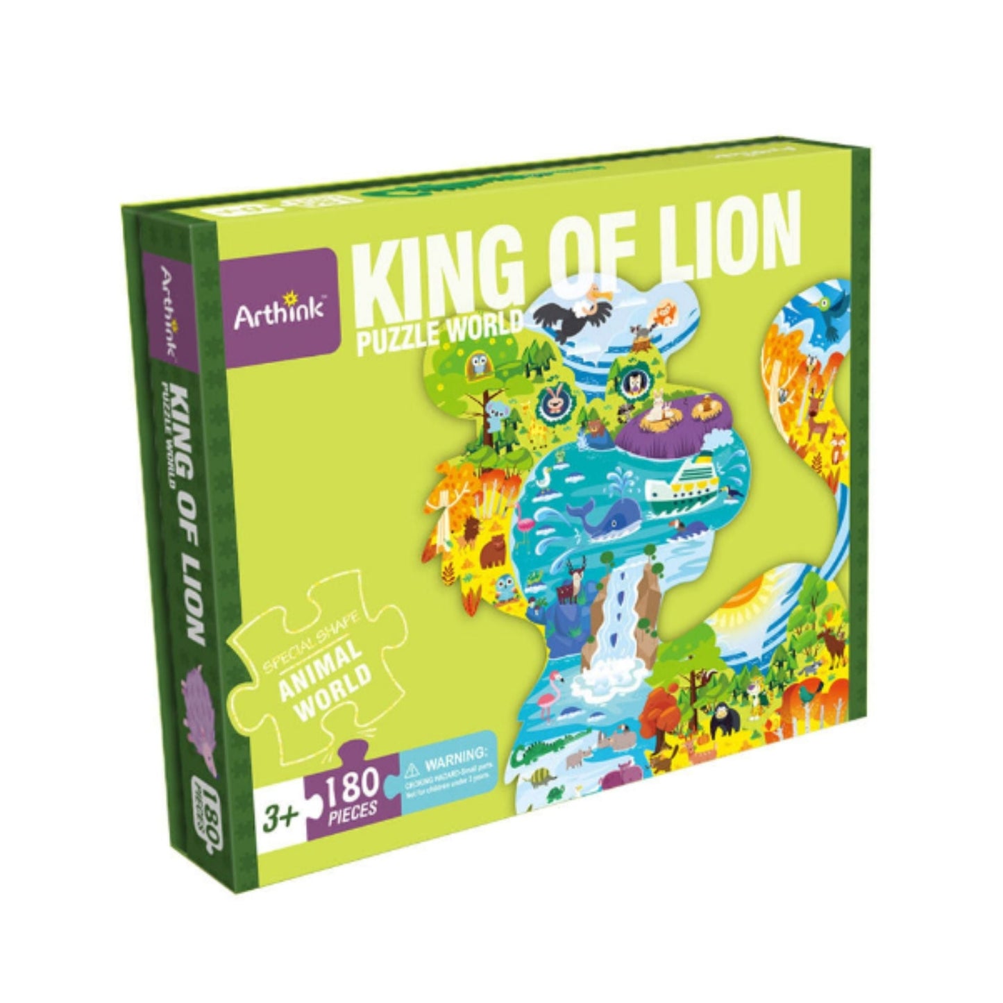 180pc Arthink King Of Lion Puzzle Set
