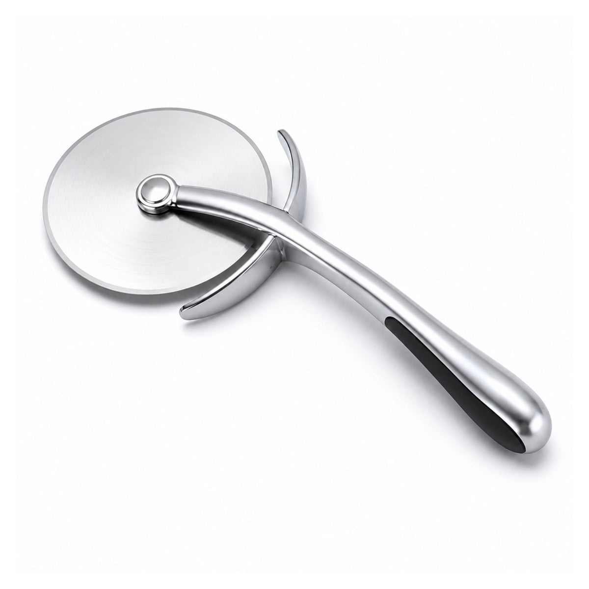 18cm Takmehome Stainless Steel Pizza Cutter – Rolling Pizza Wheel with Ergonomic Handle for Easy Slicing