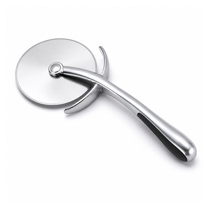 18cm Takmehome Stainless Steel Pizza Cutter – Rolling Pizza Wheel with Ergonomic Handle for Easy Slicing
