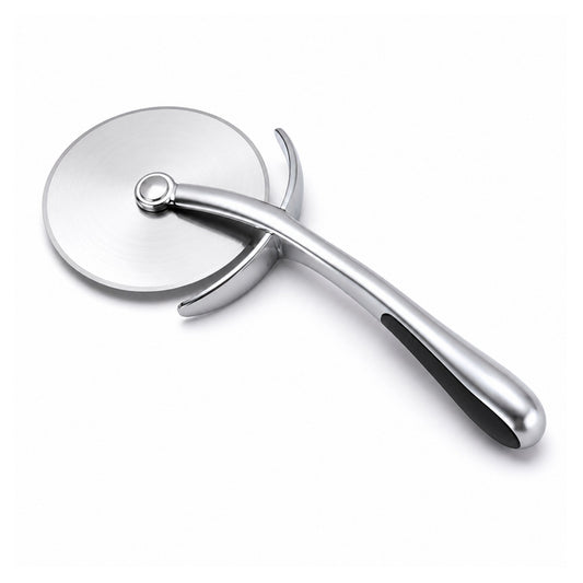 18cm Takmehome Stainless Steel Pizza Cutter – Rolling Pizza Wheel with Ergonomic Handle for Easy Slicing