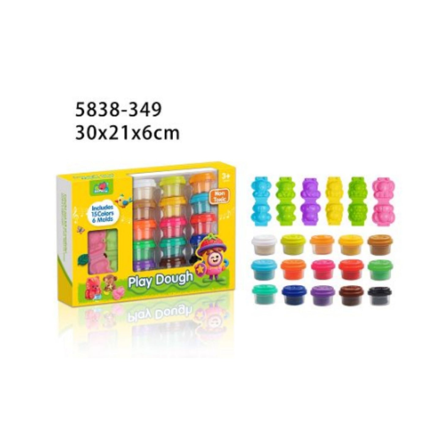 19pc Play Dough Set