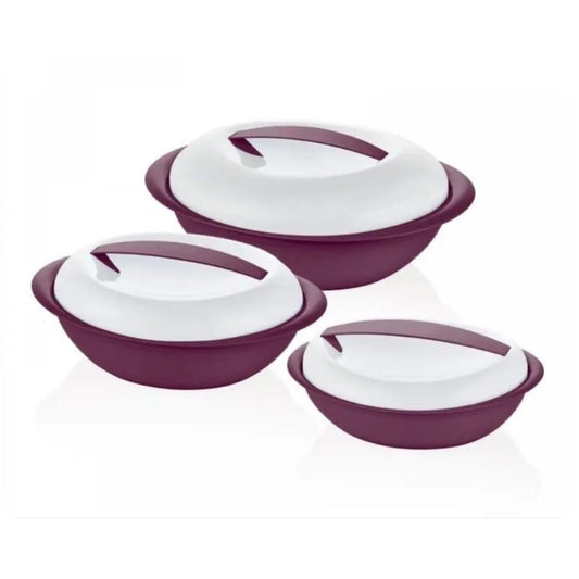 Bager 3pc Smart Oval Plastic Pot Set