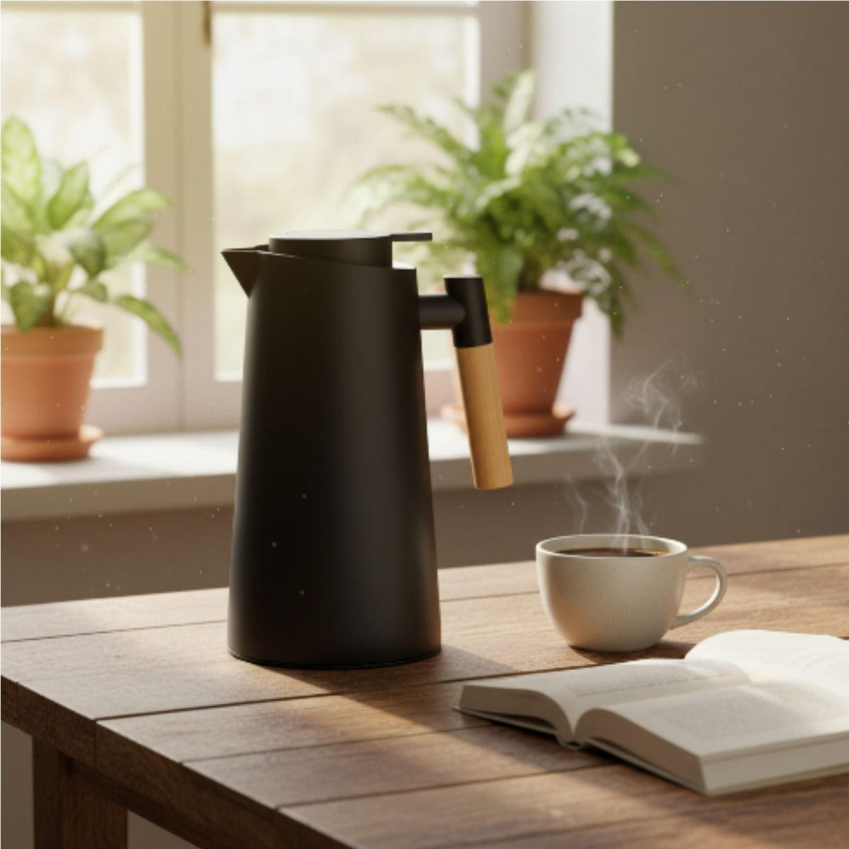 1L Modern Thermal Flask – Insulated Stainless Steel Water Bottle for Hot & Cold Drinks, Home, Office & Travel Lifestyle
