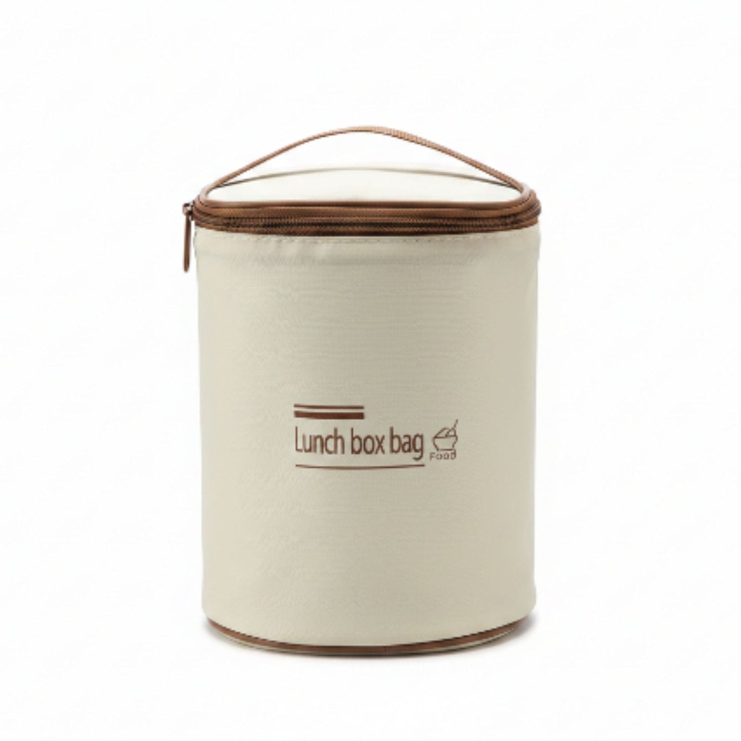 1pc Lunch Bag Set With Cutlery 1000ml - Cream