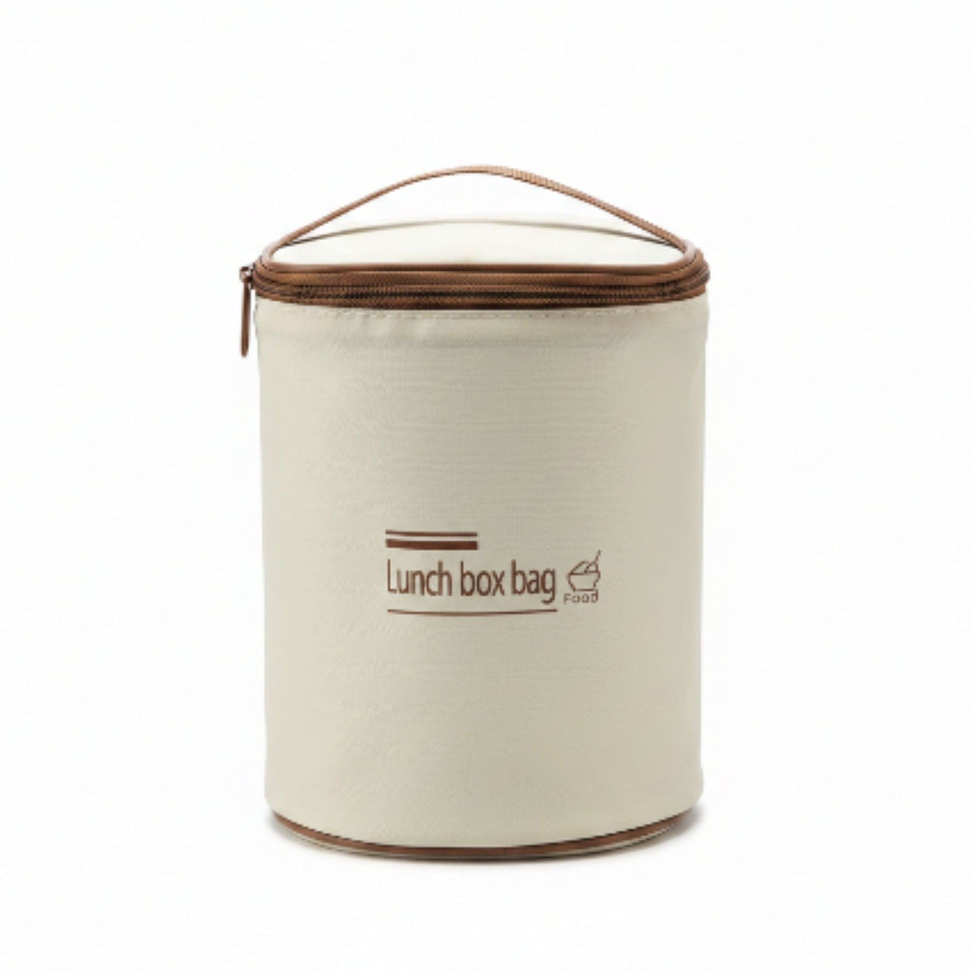 1pc Lunch Bag Set With Cutlery 1000ml - Cream
