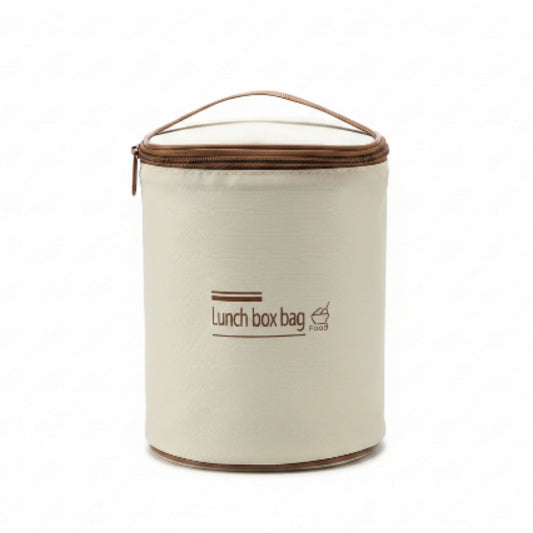 1pc Lunch Bag Set With Cutlery 1000ml - Cream