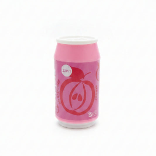 2-in-1 Can-Shaped Sharpener & Eraser - Apple