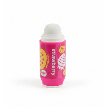 2-in-1 Can-Shaped Sharpener & Eraser - Strawberry