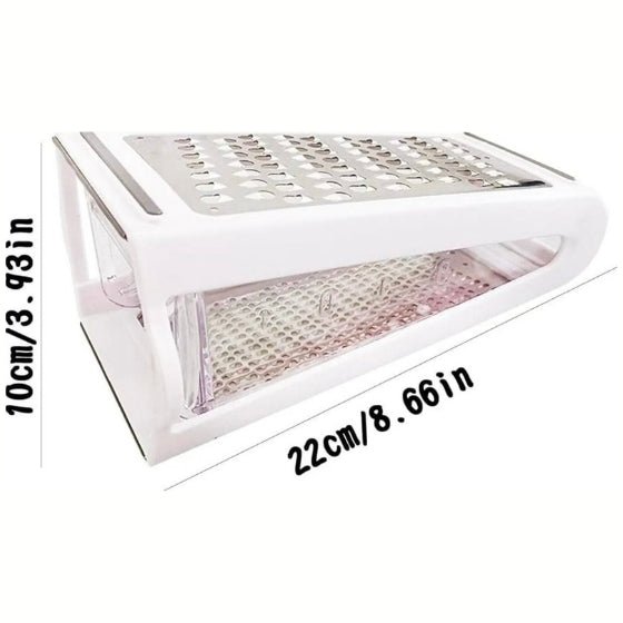 2 In 1 Grater With Container