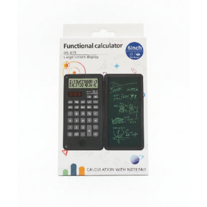 2 In 1 Slim Calculator With Writing Pad Box On White Background