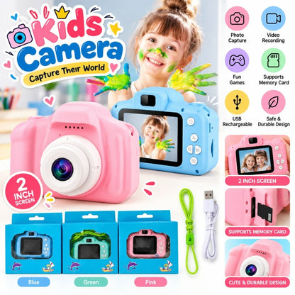 2 Inch Kids Camera – Digital Photo & Video Camera With Colour Screen