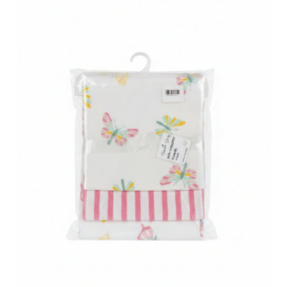 2-Piece Baby Receiver Blanket Set | Soft Newborn Receiving Blankets - Butterfly