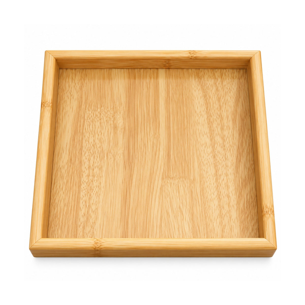 2 Piece Natural Bamboo Tabletop Organizer – Multi-Purpose Storage With Compact Design – Natural Bamboo Finish