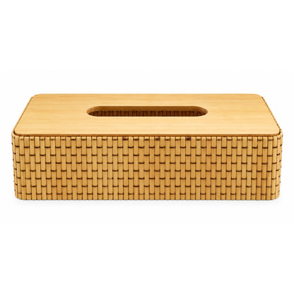 2 Piece Natural Bamboo Tabletop Organizer – Multi-Purpose Storage With Compact Design – Natural Bamboo Finish