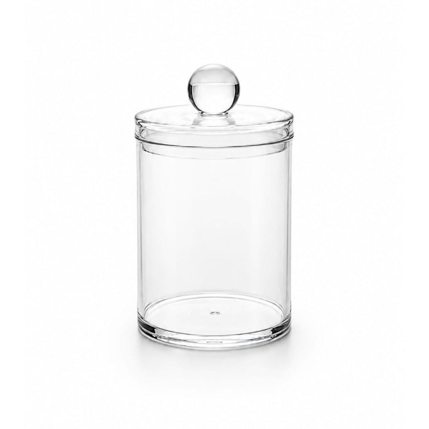 2 Piece Transparent Cotton Swab & Makeup Pad Storage Box – Dustproof & Waterproof