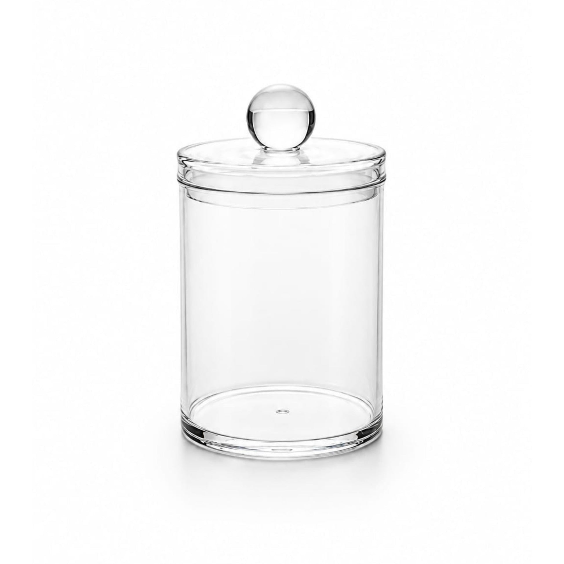 2 Piece Transparent Cotton Swab & Makeup Pad Storage Box – Dustproof & Waterproof