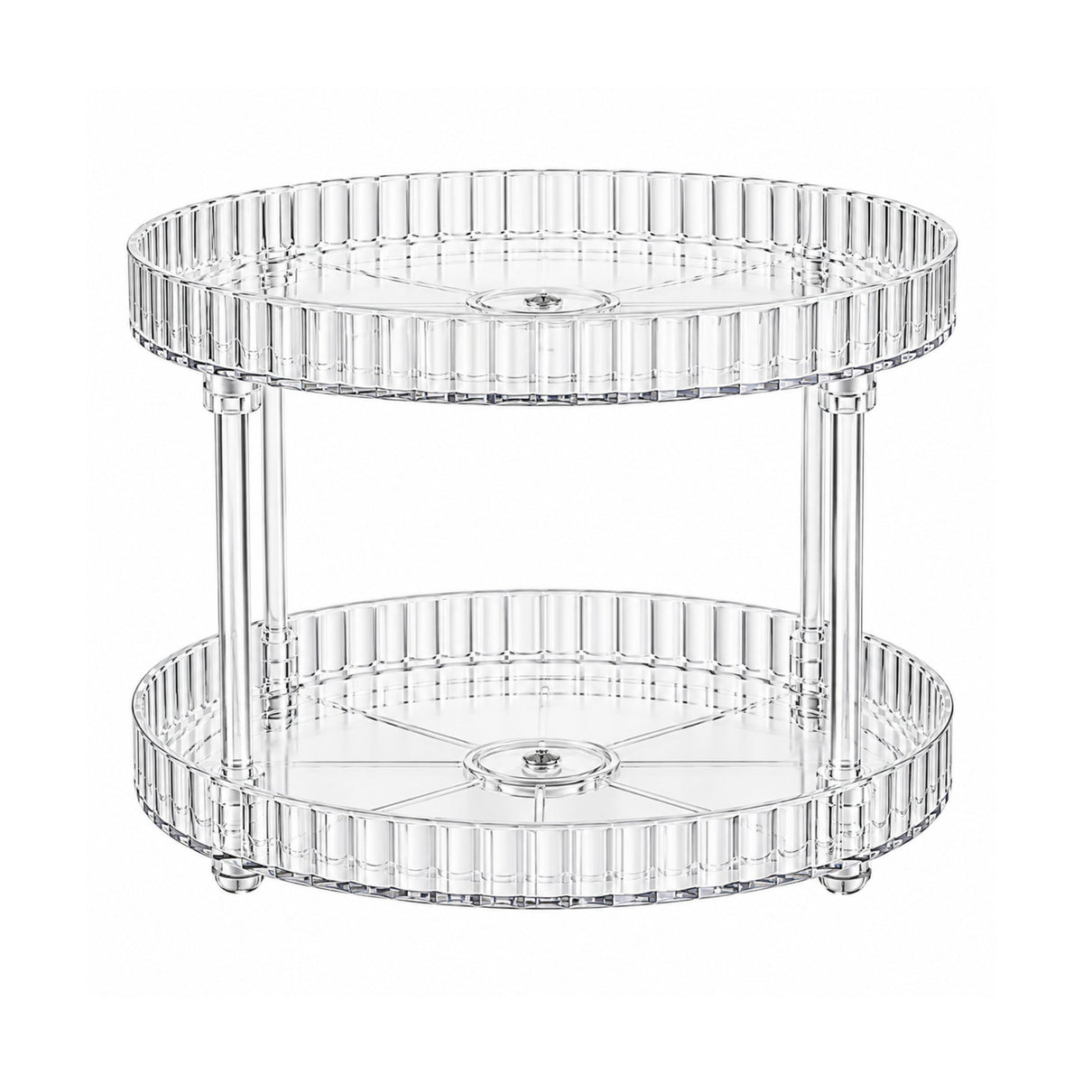 2 Tier Plastic Storage Stand – Multi-Purpose Organizer For Kitchen, Bathroom & Home