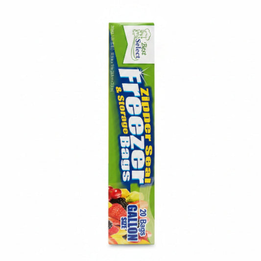 20 Pack Zipper Seal Freezer Bags | Reusable Airtight Food Storage Bags