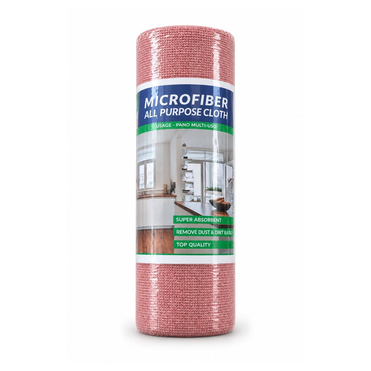 20 Piece Takmehome Microfibre Cloth Roll – Reusable Cleaning Cloths