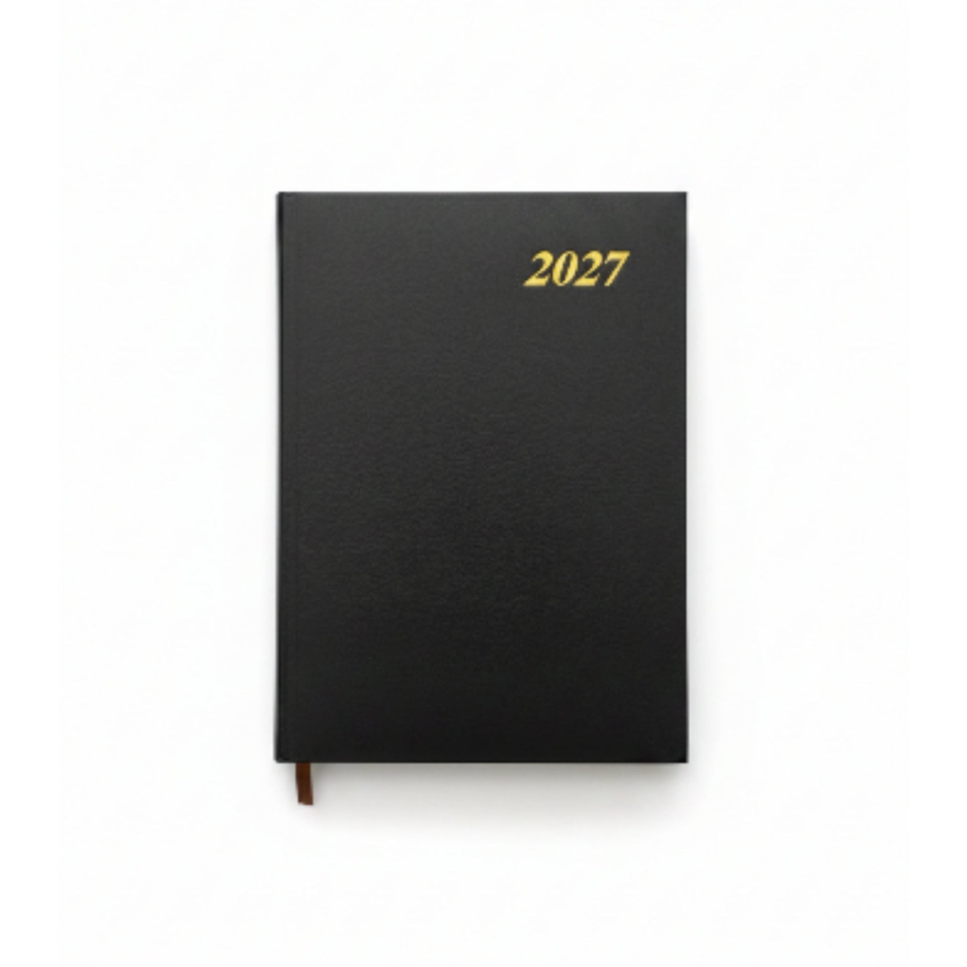 2027 A5 Daily Diary Planner - Classic Black