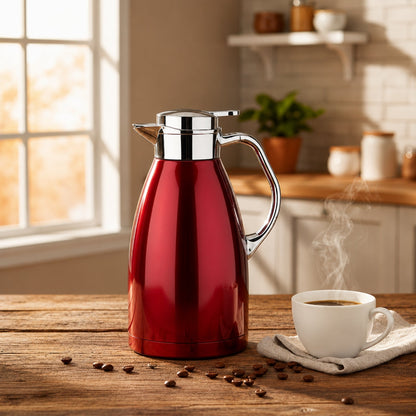 2.3L Vacuum Flask – Insulated Hot & Cold Beverage Flask with Carry Handle – Large Capacity