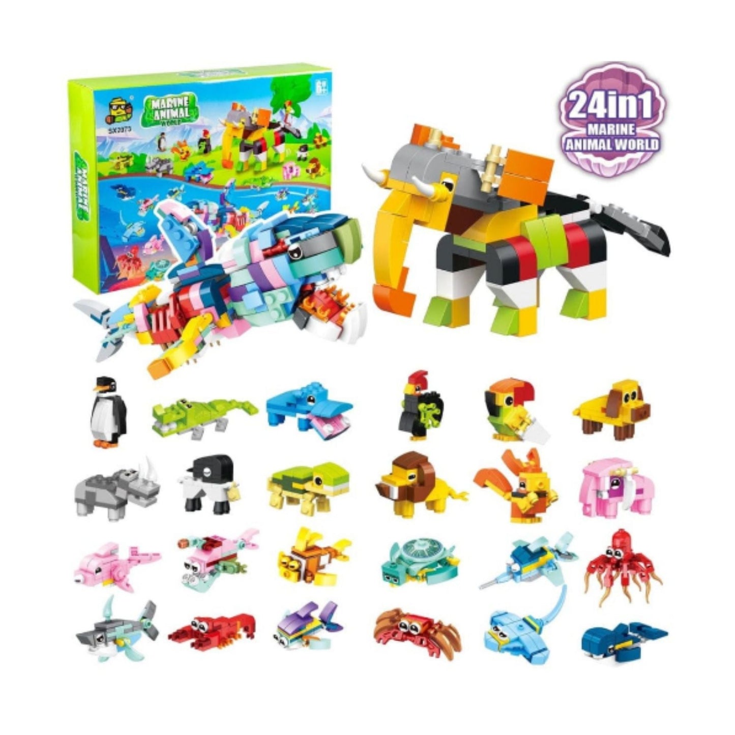 24 In 1 Mini Building Blocks