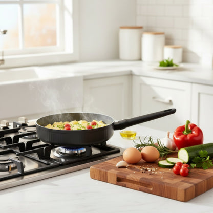 24cm Danny Home Aluminum Non-Stick Frying Pan Induction Compatible
