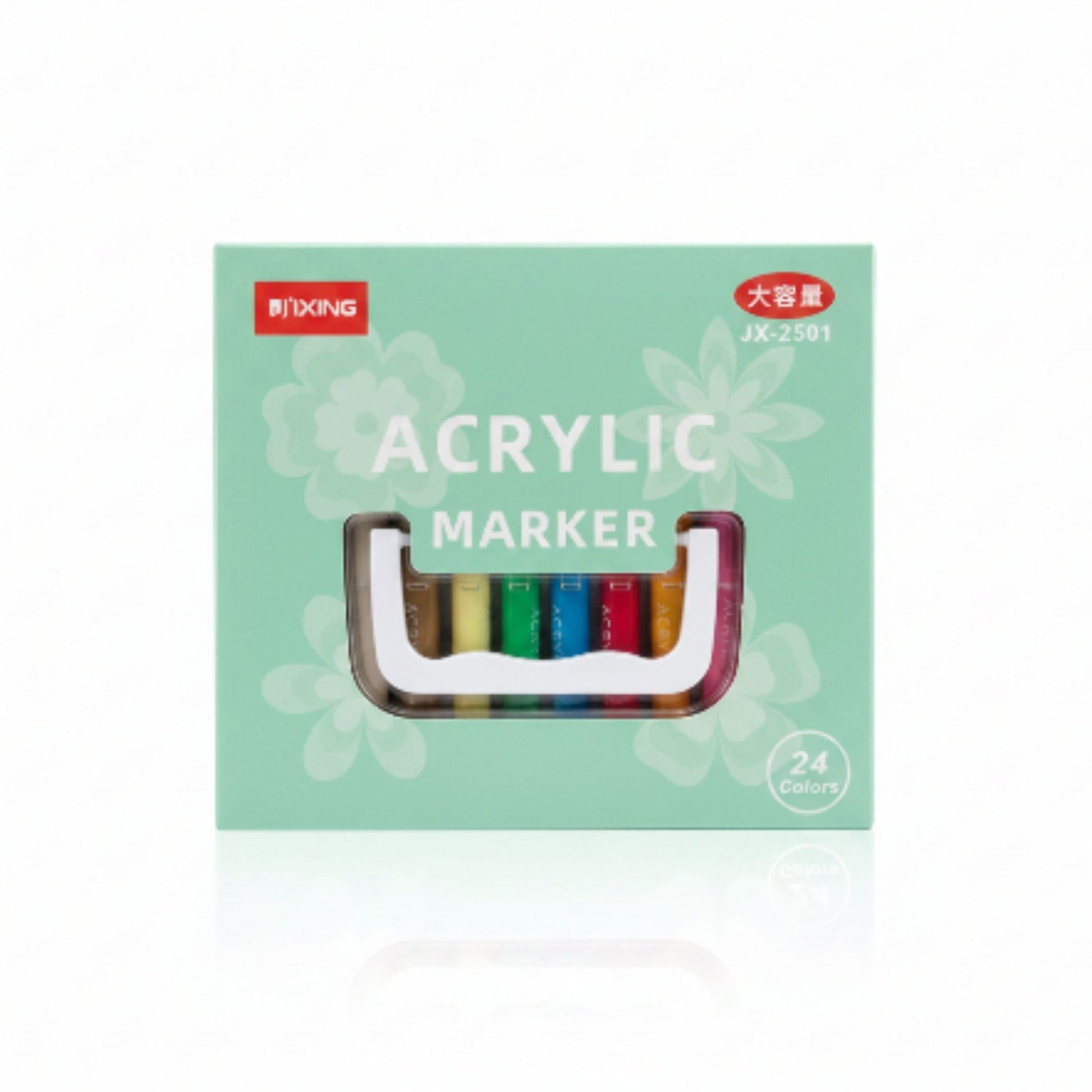 24pc Acrylic Paint Markers - Waterproof Paint Pens For Wood, Glass, Stone & Canvas