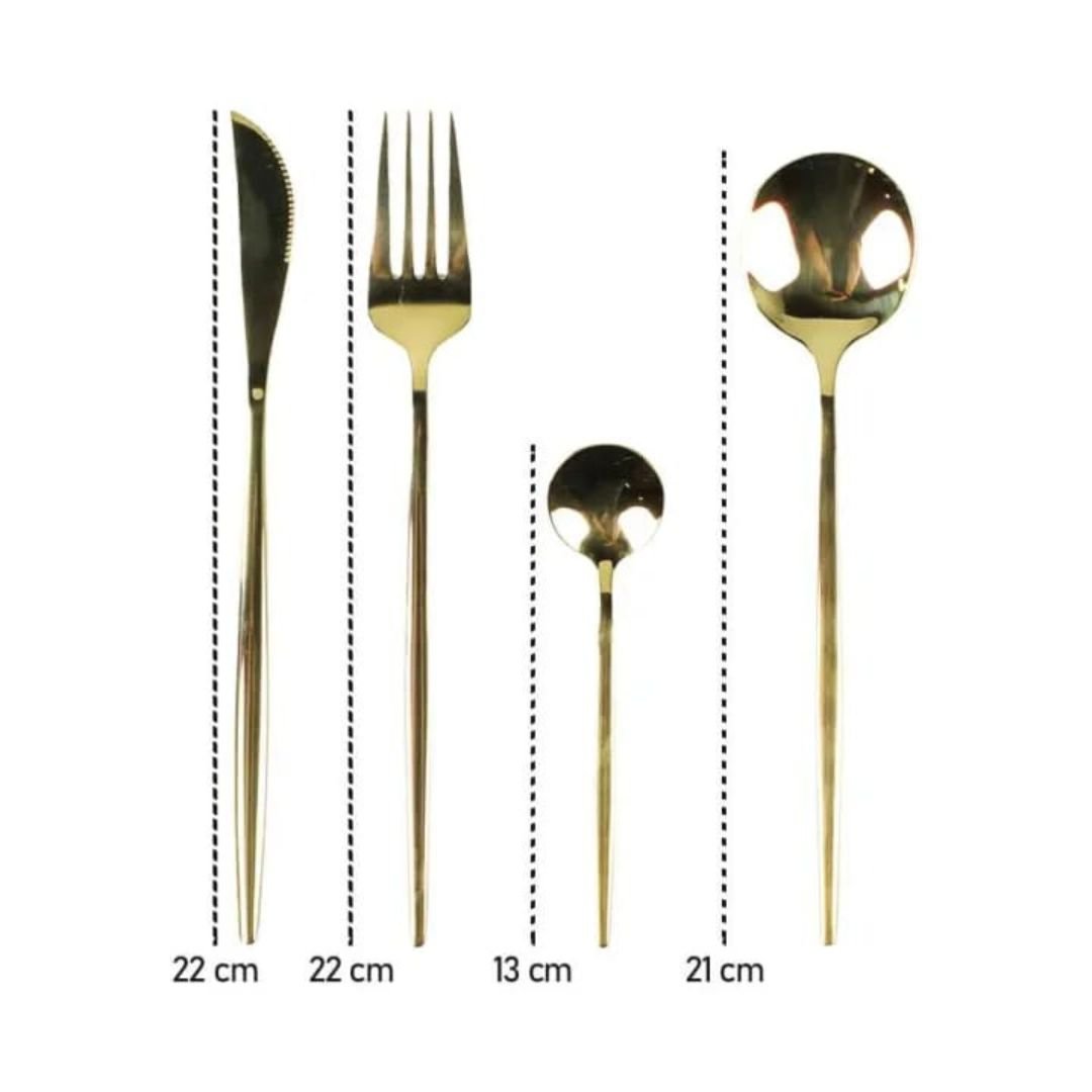 24pc Stainless Steel Utensil