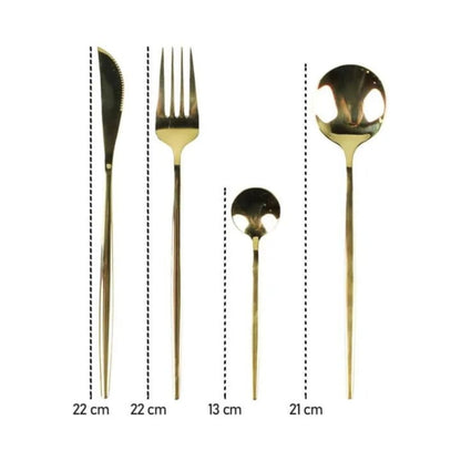 24pc Stainless Steel Utensil