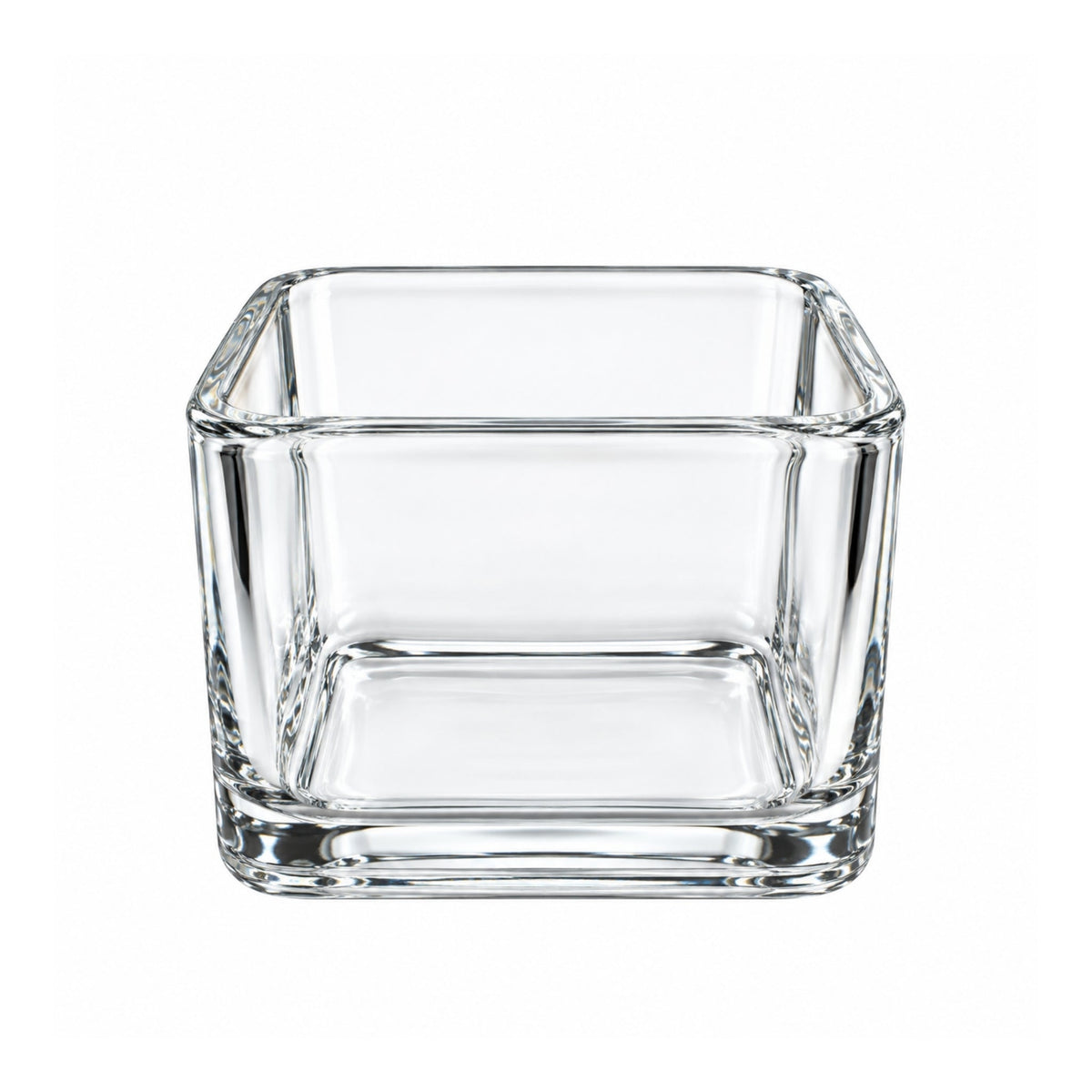 250ml 6 Piece Square Glass Bowl Set – Clear Serving Bowls for Snacks & Desserts
