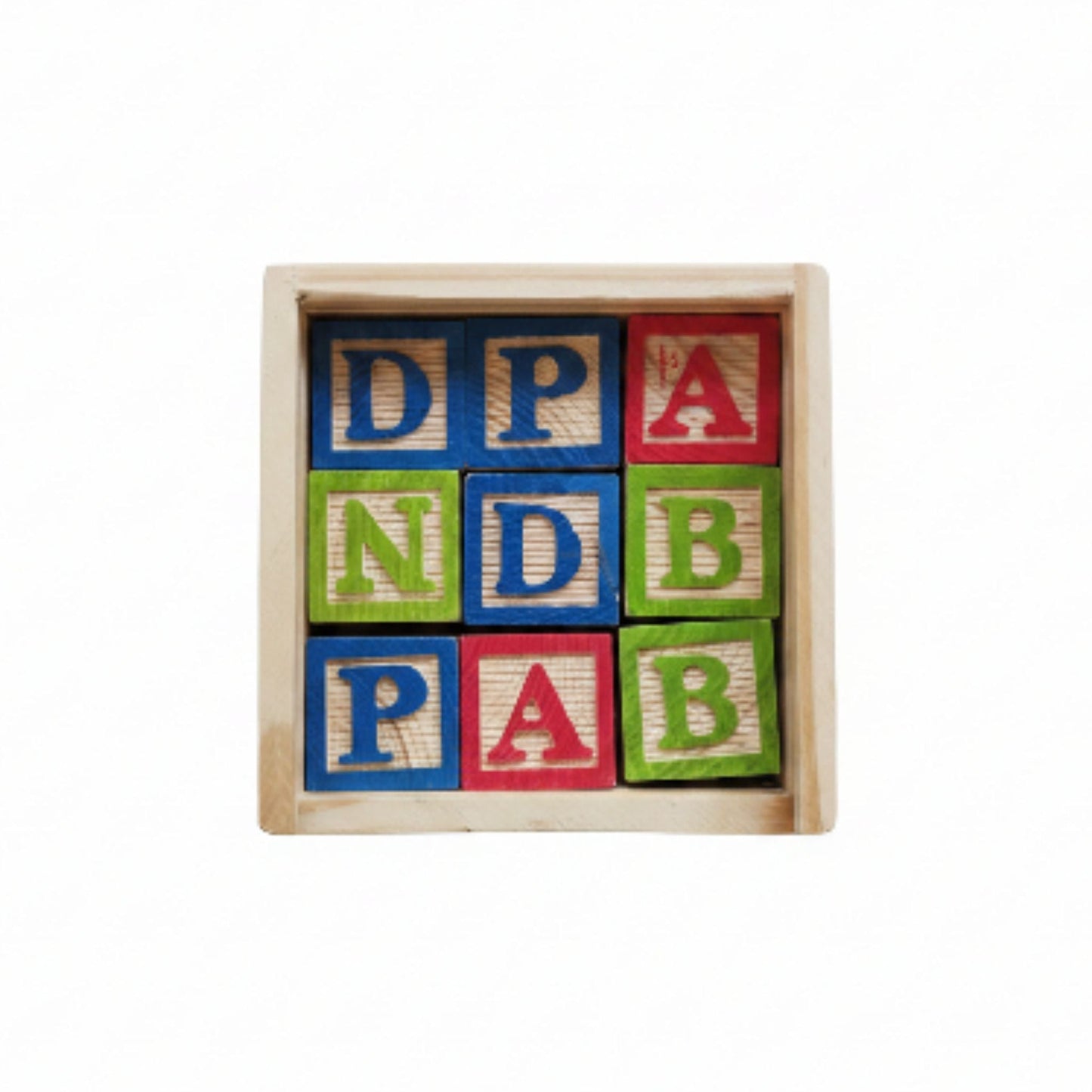 27pc Wooden Alphabet Blocks