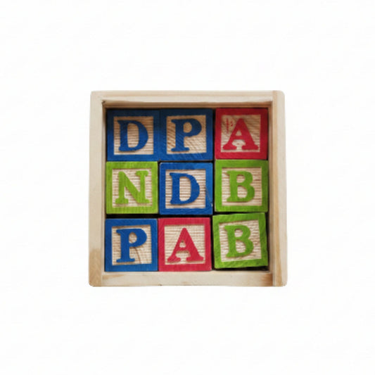 27pc Wooden Alphabet Blocks