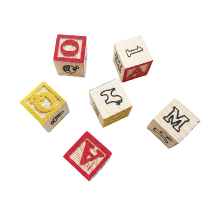 27pc Wooden Alphabet Blocks